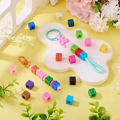 150Pcs Opaque Acrylic European Beads&nbsp;SACR-TA0001-59B