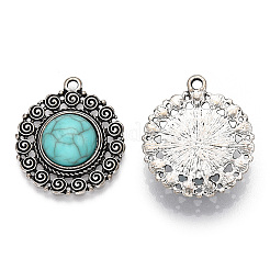 Synthetic Turquoise Pendants&nbsp;X1-PALLOY-TAC0044-58AS