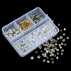 425Pcs 6 Style Iron & 304 Stainless Steel Ear Nuts&nbsp;FIND-FS0001-88