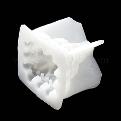 DIY 3D Halloween Skull Pyramid Candle Food Grade Silicone Statue Molds&nbsp;SIMO-B007-01