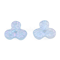 Rainbow Iridescent Plating Acrylic Beads&nbsp;OACR-N010-060