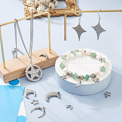 18Pcs 9 Styles 304 Stainless Steel Pendants&nbsp;STAS-TA0001-84