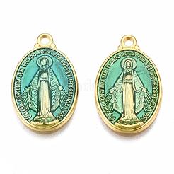 Brass Enamel Pendants&nbsp;KK-S345-179-T