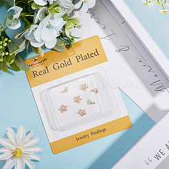 12Pcs 3 Styles Rack Plating Brass Beads&nbsp;KK-BBC0014-35