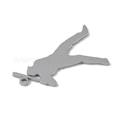 Non-Tarnish 304 Stainless Steel Pendants&nbsp;STAS-B062-01B-P