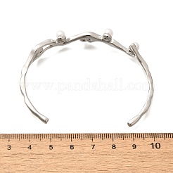 304 Stainless Steel Cuff Bangles for Women&nbsp;BJEW-U021-04P