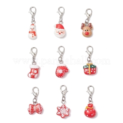 Christmas Resin Pendant Decorations&nbsp;HJEW-JM04299