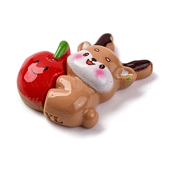 Sandy Brown Christmas Theme Resin Cabochons&nbsp;RESI-R451-01I
