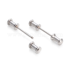 Non-Tarnish 304 Stainless Steel Screw Clasps&nbsp;STAS-F245-01P