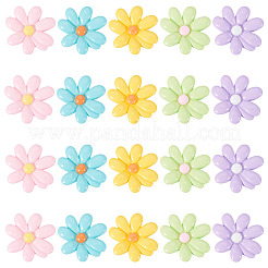20Pcs Opaque Resin Cabochons&nbsp;CRES-TA0001-59