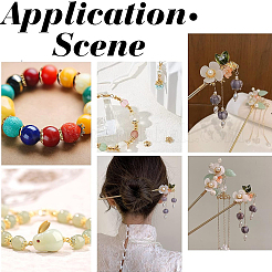 120Pcs 12 Styles Brass Beads&nbsp;KK-YW0003-19