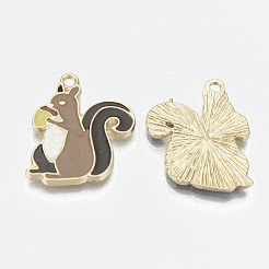 Alloy Enamel Pendants&nbsp;X-ENAM-T011-17KC-RS