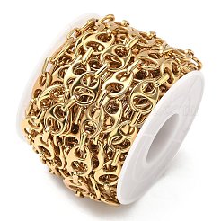 304 Stainless Steel Oval Link Chains&nbsp;CHS-K023-09G