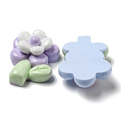 Opaque Resin Decoden Cabochons&nbsp;RESI-F052-B06