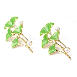 Alloy with Enamel Ear Studs&nbsp;LS-EJEW-U002-07B
