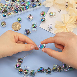 60Pcs 10 Styles Acrylic Beads&nbsp;MACR-CA0001-39