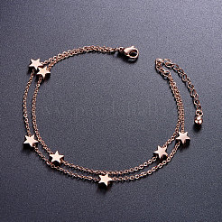 Trendy Stainless Steel Anklet&nbsp;JA42A