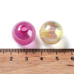 UV Plated Transparent Acrylic Beads&nbsp;OACR-Z013-10