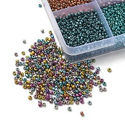 312G 24 Color 12/0 Baking Paint Glass Seed Beads&nbsp;SEED-YW0002-24