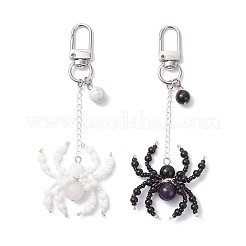 2Pcs Natural Amethyst Pendant Decorations&nbsp;HJEW-TA00391
