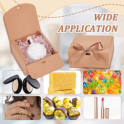 Square Kraft Paper Jewelry Gift Boxes&nbsp;CBOX-WH0003-35C