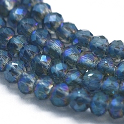 Electroplate Glass Beads Strands&nbsp;GLAA-F079-A-FR19