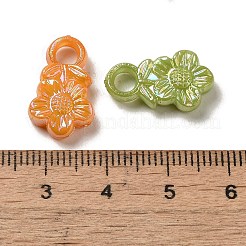 Plating Opaque Acrylic Pendants&nbsp;OACR-E039-54