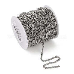 Iron Twisted Chains Curb Chains&nbsp;CHS007Y-01-P-NF