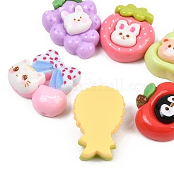 Animal Theme Opaque Resin Cabochons&nbsp;CRES-T027-01M