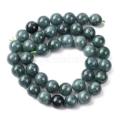 Natural Blue Jade Beads Strands&nbsp;G-H341-10mm-02