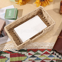 Paper Rope Woven Tissue Box&nbsp;AJEW-WH0410-104