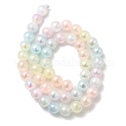 Plating Natural Selenite Beads Strands&nbsp;G-G120-A01-02-05
