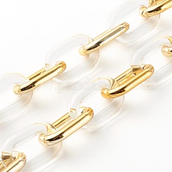 Handmade CCB Plastic Cable Chains&nbsp;AJEW-JB00960-02