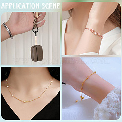 3000Pcs Brass Crimp Beads&nbsp;KK-PA0001-23