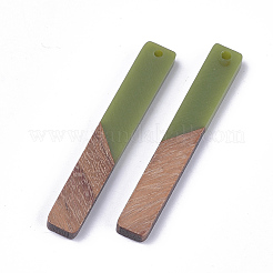 Resin & Walnut Wood Big Pendants&nbsp;RESI-S358-39D