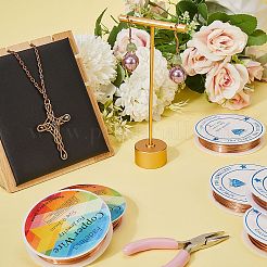 6 Rolls 6 Size Copper Jewelry Wire&nbsp;CWIR-SC0001-03A