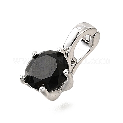 Brass Micro Pave Cubic Zirconia Charms&nbsp;KK-D356-05E-P