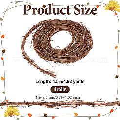 Rattan Wicker Strips&nbsp;DIY-WH0504-893