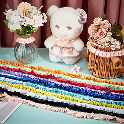 20M 10 Colors Stain Pleated Lace Ribbon&nbsp;OCOR-BC0007-42