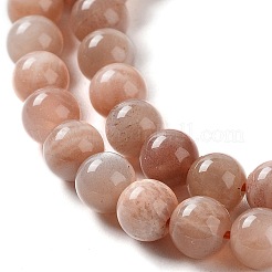 Natural Multi-Moonstone Beads Strands&nbsp;G-O030-6mm-10B