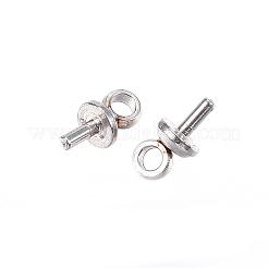 Tarnish Resistant 304 Stainless Steel Peg Bails Pendants&nbsp;STAS-D448-086P