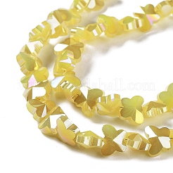 Electroplate Butterfly Glass Beads Strands&nbsp;EGLA-A036-08A-AB03