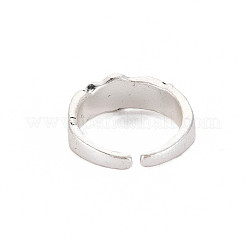 Mushroom Open Cuff Ring&nbsp;RJEW-S038-205