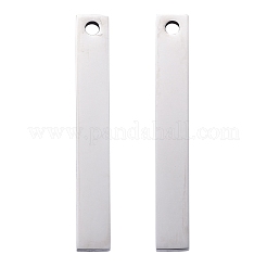 Tarnish Resistant 304 Stainless Steel Four Sides Engraved Pendants&nbsp;STAS-I140-30A-S