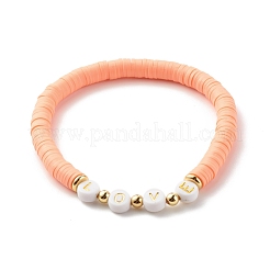Word Love Stretch Bracelets Set&nbsp;BJEW-JB07448
