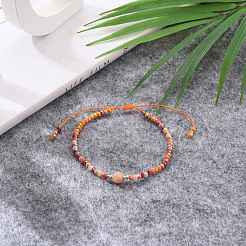 Adjustable Nylon Thread Braided Bead Bracelets&nbsp;BJEW-JB05658-05