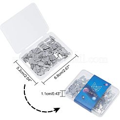 304 Stainless Steel Stamping Blank Tag Charms&nbsp;STAS-UN0002-83P