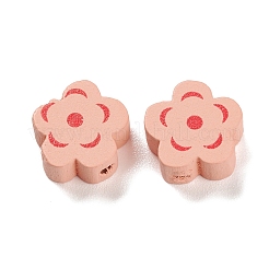 Spray Painted Natural Maple Wood Beads&nbsp;WOOD-M007-14