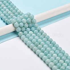 Grade A Natural Amazonite Beads Strands&nbsp;G-C046-01D