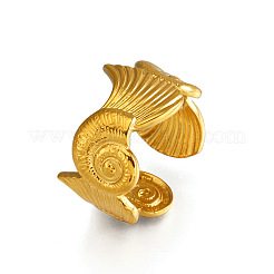 304 Stainless Steel Open Cuff Rings for Women&nbsp;WG12B40-01